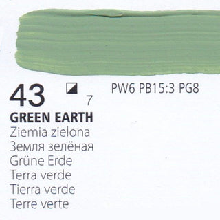 43 Green earth, Acrylic paint Renesans