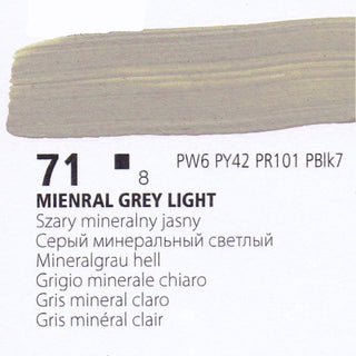 71 Mineral grey light, Acrylic paint Renesans