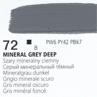 72 Mineral grey deep, Acrylic paint Renesans