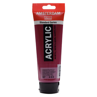 Permanent Red Violet - 250ml, Amsterdam acrylic paint