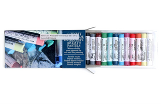 Artist SOFT PASTELS-SET of 12 Assorted Colours