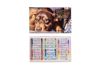 Artist SOFT PASTELS-SET of 36 Assorted Colours