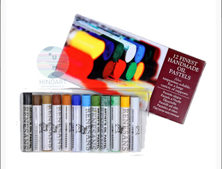Oil pastels set 12 assorted colors -LANDSCAPE