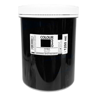 Acrylic paint in big volume - 30 Black