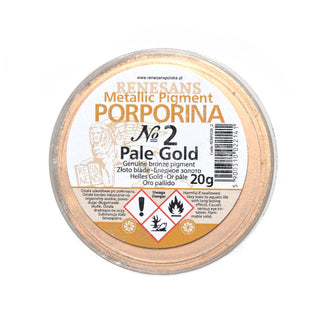 Metallic Purpurin, pigment powder  - pale gold, 20 g