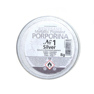 Metallic Purpurin, pigment powder - silver, 8 g
