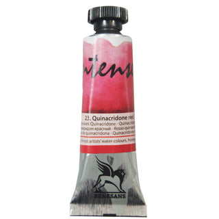 23 Quinacridone red - Watercolor paint in tube Renesans , 15 ml